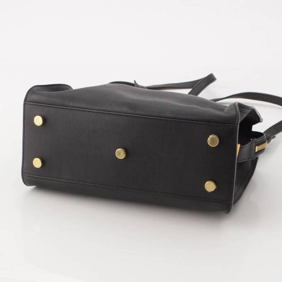 SAINT LAURENT Baby Cabas 2WAY Shoulder Bag Black - Picture 5 of 10